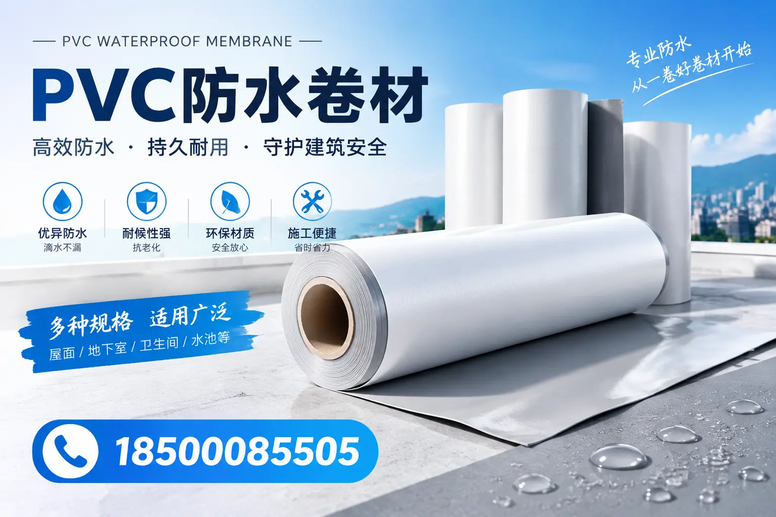 如何选择适合的PVC防水卷材？专家为您解答三亚的需求